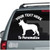 German Shepherd Dog Silhouette car decals stickers