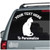 Cat Silhouette Sitting car decals stickers Cat Silhouette Sitting car decals stickers