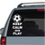 Keep Calm And Play Soccer decals stickers