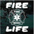 Fire Life Maltese Cross Fire Medic car window decals stickers