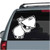 Funny Hippopotamus Cartoon Stickers