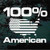 100% American Flag car window decals stickers