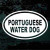 Portuguese Water Dog Oval car window decals stickers