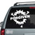 Forgiven Crown Of Thorns car window decals