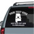 State Deer Hunter Guns Crossed car window decals stickers