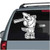 Cardinals Baseball Mascot car window decals stickers