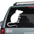 Mouse Sitting Silhouette Car Decals Mouse Sitting Silhouette Car Decals