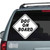 Dog On Board Sign car decals stickers