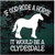 If God Rode A Horse It Would Be a Clydesdale car window decals stickers