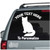 Cat Sitting Silhouette Car Decals