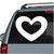 Neat Heart car window decals stickers