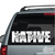 Native New Yorker car decals stickers