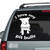 I Love My Rescued Pitbulls car decals stickers