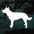 Australian Kelpie Solid car window decals stickers