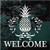 Welcome Pineapple sign decals stickers