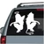 Bad Girls Angel Devil car window decals stickers