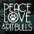 Peace Love Pitbulls Decals Peace Love Pitbulls Decals
