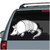 Realistic Armadillo car window decals stickers