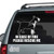 Fire Rescue Bull Terrier Standing car decals stickers