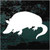 Armadillo Silhouette decals stickers