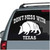 Texas Armadillo car window decals stickers
