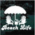 Beach Life With Beach Umbrella & Chairs Car Decals Beach Life With Beach Umbrella & Chairs Car Decals