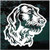 German Wirehaired Pointer Head car window decals stickers
