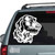 German Wirehaired Pointer Head car decals stickers