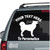 Alaskan Malamute Silhouette car decals stickers