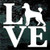 Poodle Love Window Decals Poodle Love Window Decals