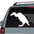 Buzzard Silhouette Standing car window decals stickers