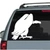 Standing Buzzard car window decals stickers