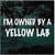 Owned By A Yellow Lab car window decals stickers