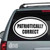 Patriotically Correct Oval car window decals stickers