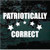 Patriotically Correct With Stars Decals Stickers