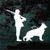 Soldier With German Shepherd Service Dog decals stickers