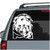 Gentle Grizzly Bear Head car window decals stickers