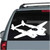 P38 Lightning Aircraft car window decals stickers