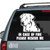 Fire Rescue Labrador Retriever car decals stickers