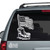 Waving American Flag In Combat Boots decals stickers