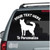 Solid Alaskan Malamute Standing car decals stickers