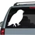 Crowing Crow car window decals stickers