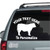 Charolais Cow Silhouette Car Decals Charolais Cow Silhouette Car Decals