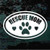 Rescue Mom Oval car window decals stickers