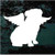 Bulldog Silhouette Sitting Angel Window Decals Bulldog Silhouette Sitting Angel Window Decals