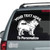 Beautiful Samoyed car decals stickers