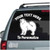 Samoyed Profile car decals stickers