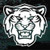 Detailed Tiger Head Face Mascot Window Decals