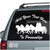 Four Horses Pulling Wagon car decals stickers Four Horses Pulling Wagon car decals stickers