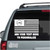 1776 American Flag car decals stickers